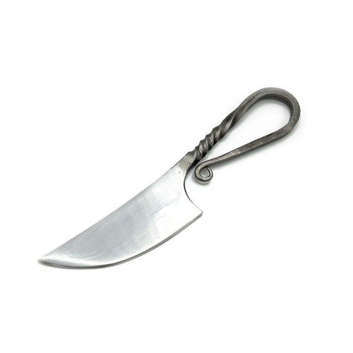 Cubiertos Fuhrmanns cuchillo tenedor cuchara acero inoxidable con bolsa de cuero comida medieval - Imagen 4 de 6