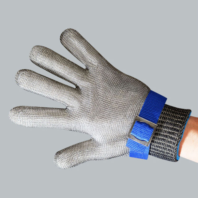 1pc Metal Gloves Men Women Hand Protector Steel Wire Gloves for Labor Gardening