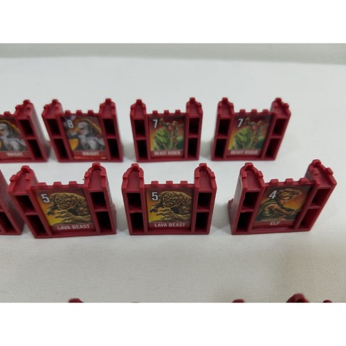 Stratego Red Replacement Game Pieces Set Of 30 Fire & Ice 2008 Parts Army - Picture 4 of 10
