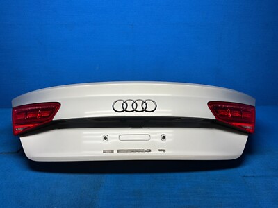 ICE SILVER 2011-2018 AUDI A8 D4 TRUNK LID DECK LID CAMERA OEM LX7W