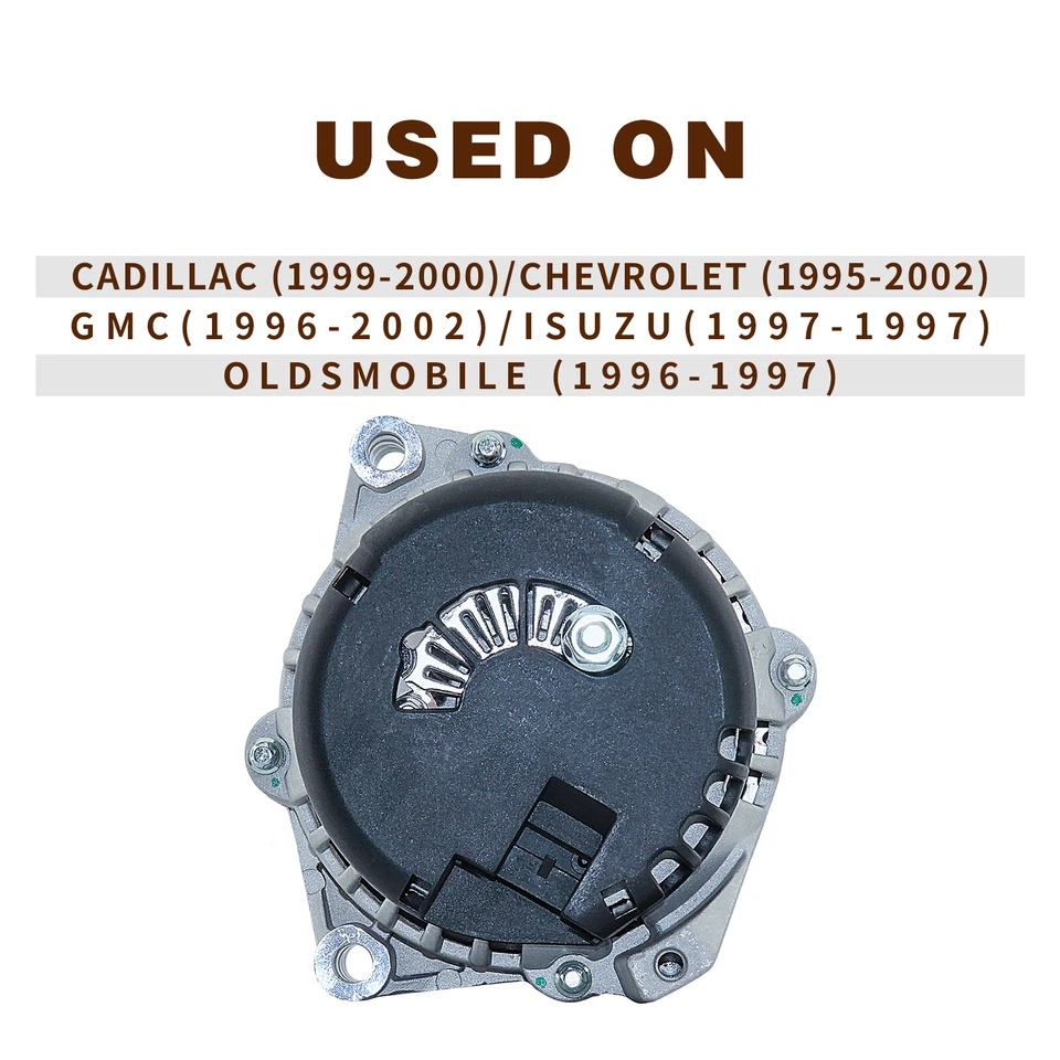 Alternator for Chevy Gmc Yukon Express Savana C K 1500 2500 3500 Tahoe 1996-2002 - Image 3 of 4