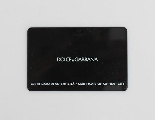 Dolce & Gabbana Cartera Exótico Cuero Negro Plegable Tarjetero Hombre - Imagen 10 de 11