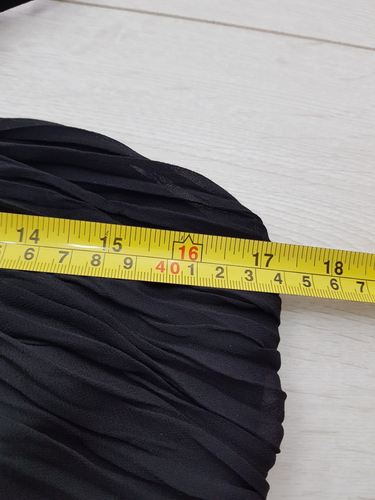 DEBUT Smart Evening Maxi Dress Size 14 Black Zip Lined Sleeveless Occasion - Picture 6 of 9