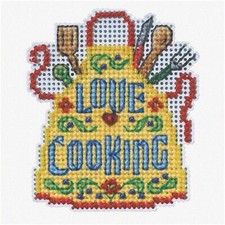 Beaded Bouquet Cross Stitch Kit - Love Cooking's Spring 2023 Ornament with MH182