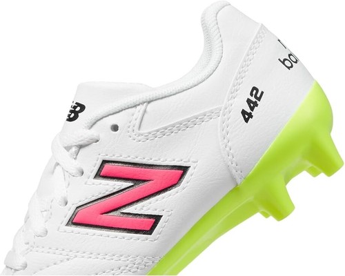 New Balance 442V2 Academy FG JS43FWH2 Kids US 11.5 White Soccer Cleats KHD213 - Picture 5 of 12