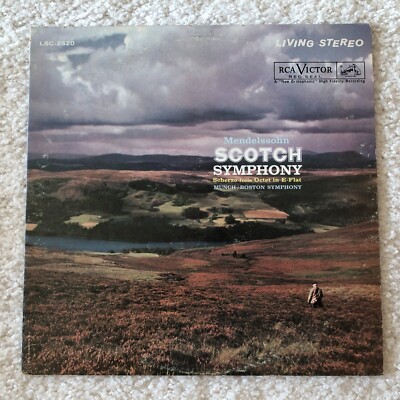 RCA Living Stereo  LSC 2520    MENDELSSOHN  Scotch Symphony,   CHARLES MUNCH