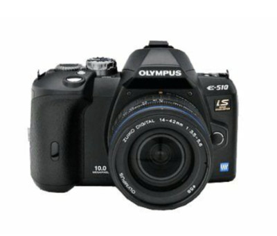 USED Olympus EVOLT Digital SLR Camera - Black (Kit w/ 14-42mm Lens ...