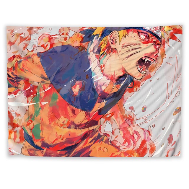 NARUTO anime Wall Hanging Tapestry Psychedelic Bedroom Home Decoration