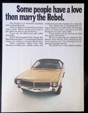 Print Ad 1960's American Motors Javelin Rebel  Family