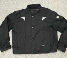 BMW Motorrad Traveller Motorcycle Padded Jacket Size XXL Black/Silver Reflective