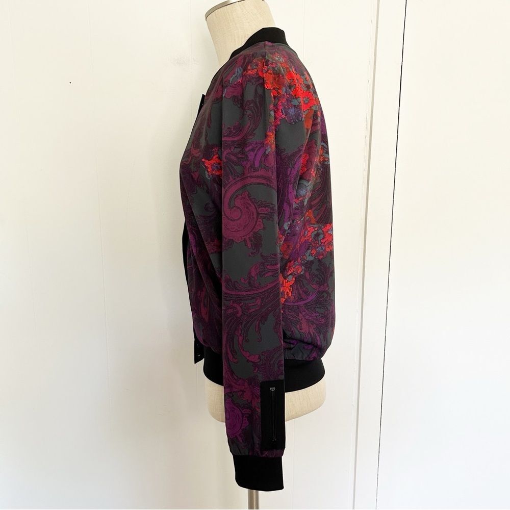 Fabletics Ithaca Jacket Romantic Print Purple Red… - image 4