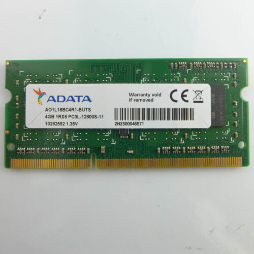 4 GB ADATA DDR3 SDRAM AO1L16BC4R1-BUTS Ram Arbeitsspeicher PC3L-12800 (DDR3-1600 - Bild 1 von 3