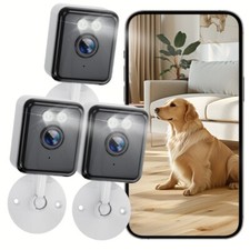 3Pcs Security WiFi Camera 3MP Home Monitor Indoor Two-way Audio Surveillance