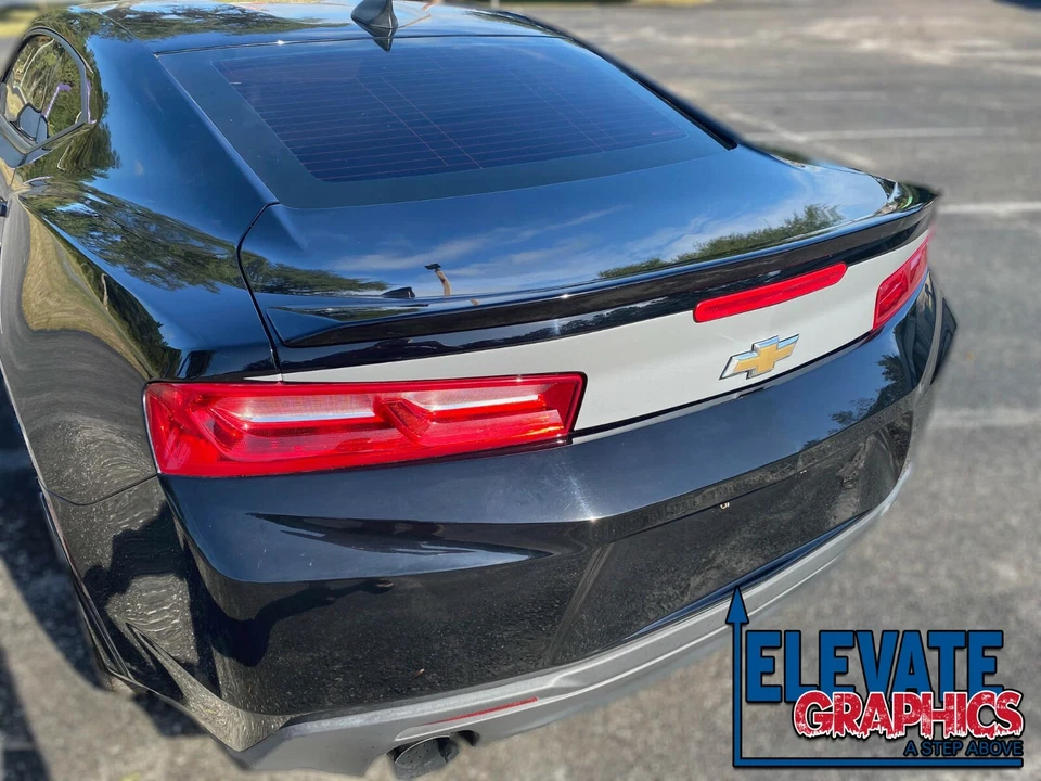 Calcomanías de vinilo con gráficos deslizables para puerta trasera a rayas Chevy Camaro 2016-2024 Foto 2 de 4