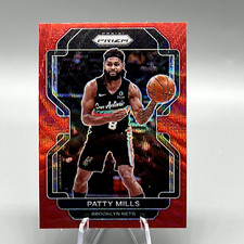 2021-22 Panini Prizm Patty Mills Red Wave Brooklyn Nets #151