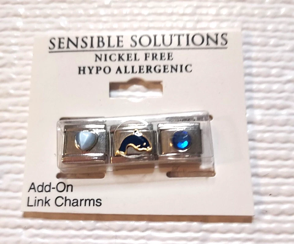 SOLUCIONES SENSIBLES Dijes Add On Link Delfín Sin Níquel Hipoalergénicos De Colección Foto 2 de 4