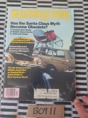 PSYCHOLOGY TODAY MAGAZINE / DECEMBER 1979 / SANTA CLAUS MYTH BECOME OBSOLETE?