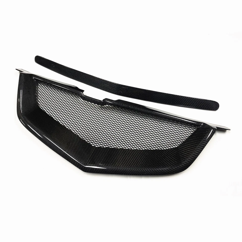 For Acura TL 2007-2008 Front Bumper Grille Grill Honeycomb Style Carbon Fiber - Изображение 3 из 4