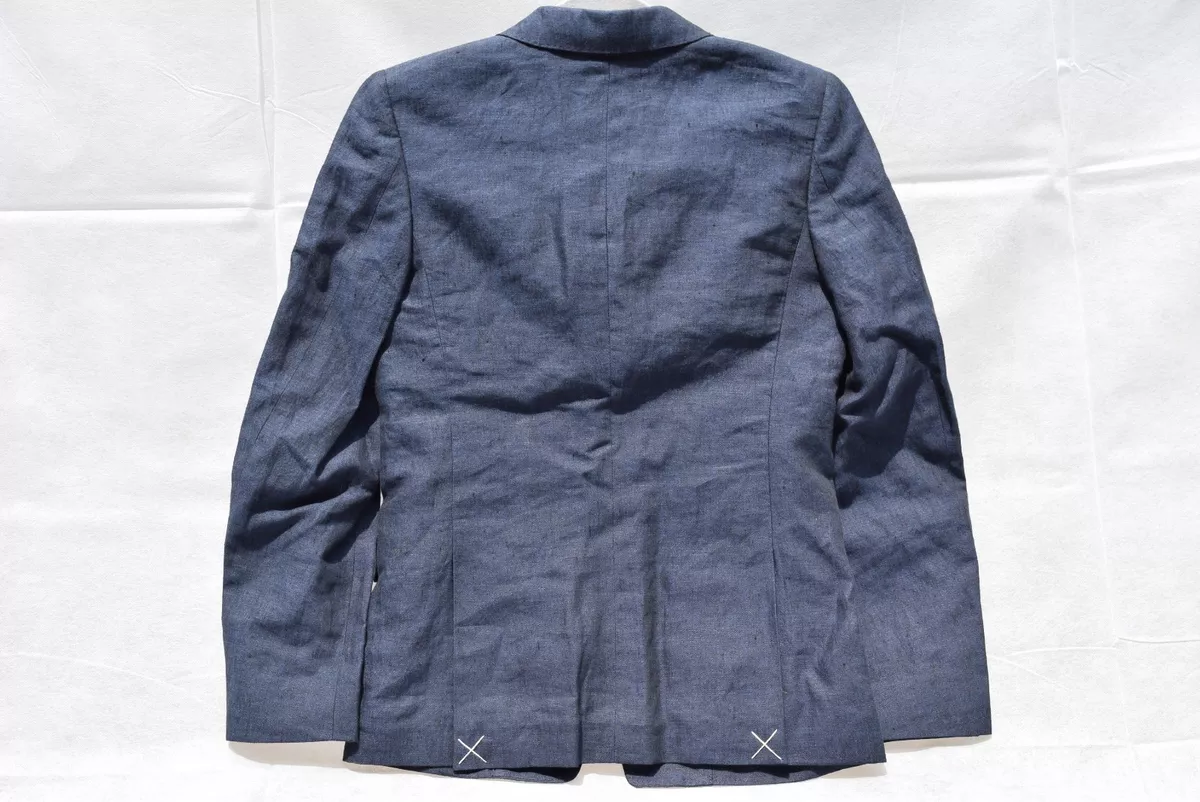 NWT 425 Burberry Childrens Tuxy 100 Linen Jacket Two Button