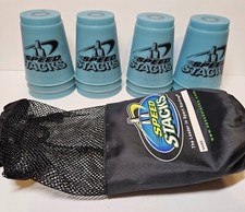 Speed Stacks Official WSSA Speed Stacking Cups Light Blue 12 Cups  Bag