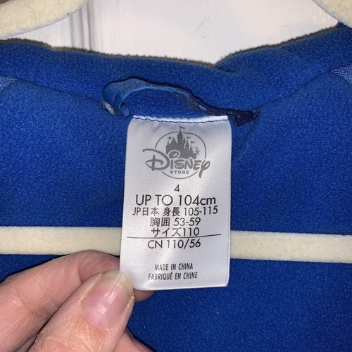 Disney Store Star Wars Hooded Full-Zip Puffer Coat Jacket Reflective Boys 4 Blue - Picture 15 of 24