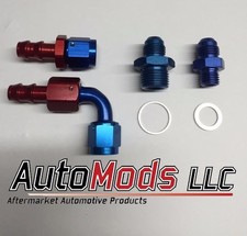 -8 12 An Barb Fitting Kit Bosch 044 Fuel Pump With 90 Degree Fitting