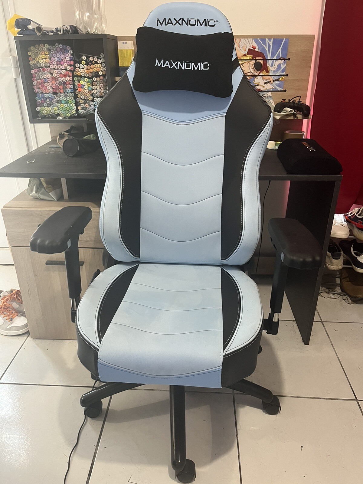 Chaise gamer fauteuil de bureau grand confort réglable pour adulte