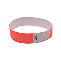 Image of Announce Wrist Band 19mm Coral (Pack of 1000) AA01833
