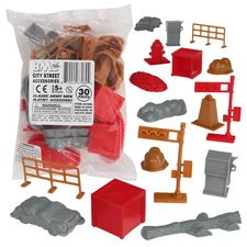 BMC TimMee Processed Plastic City Street Contruction Tim Mee Playset Accessories