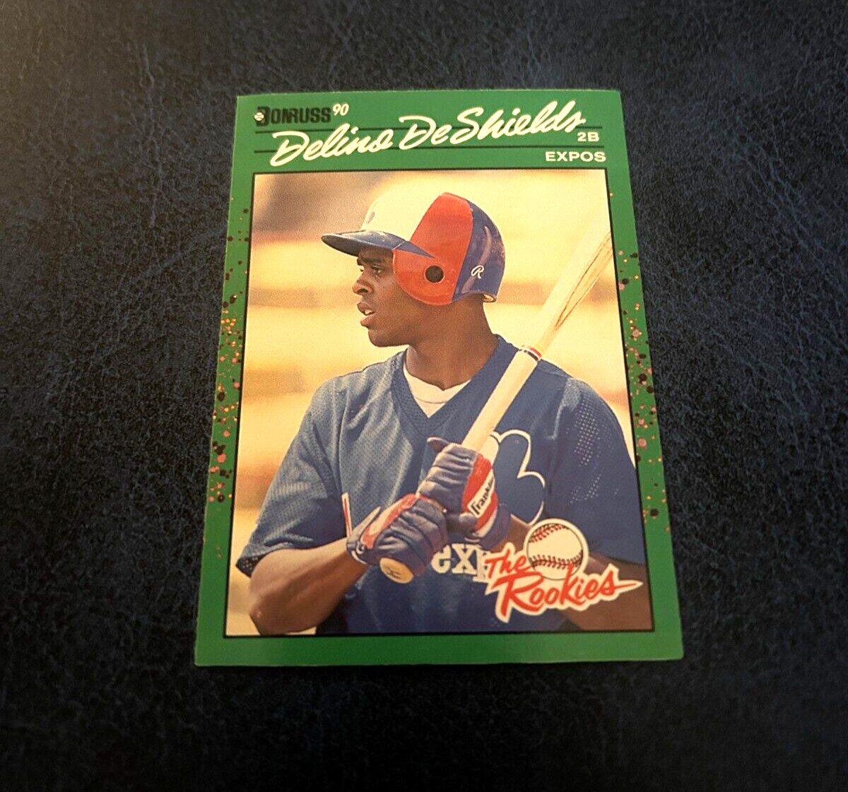 1990 Donruss Baseball The Rookies Delino Deshields RC #6 Set Break NM-MT