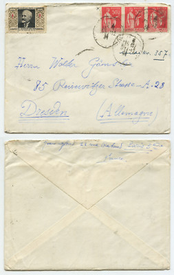 12031 - Beleg - Paris 1934 nach Dresden
