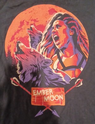 Ember Moon T-shirt - Large - Lootcrate Slam Crate Exclusive - Black - WWE