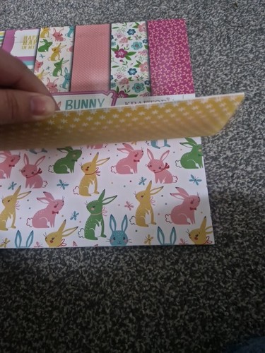 Kraftopia 12 x 12" Bunny Fun Carina Gardner Paper Pad Scrapbook Papers - Picture 5 of 7