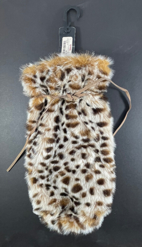Nicole Miller Wine Bottle Cover T-J-Max Faux Leopard Fur