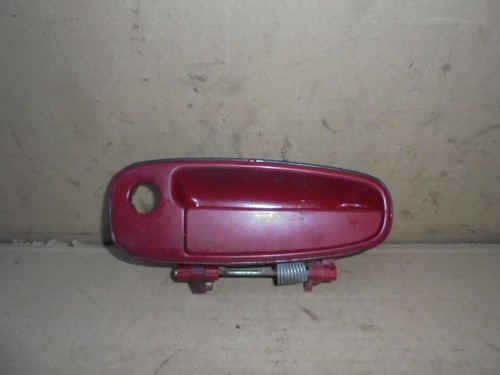 TOYOTA MR2 1990 MK2 NEARSIDE PASSENGER FRONT EXTERIOR RED DOOR HANDLE - Picture 2 of 6