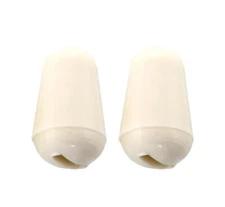NEW - Switch Knob (2) For USA Fender Strat Switches - PARCHMENT