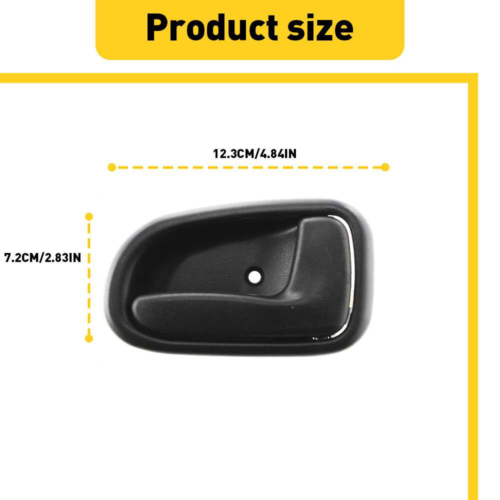 Interior Door Handle For 1993-1997 Toyota Corolla Set of 4 Front