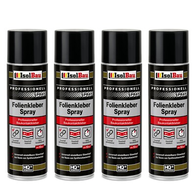 Folienkleber 4 x 500ml Dampfbremse Dampfsperre Fensterband PE  Extra Stark !!!