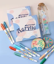 Acrylic Paint Permanent Marker pen for Rock Glass wood Painting Christmas gift
