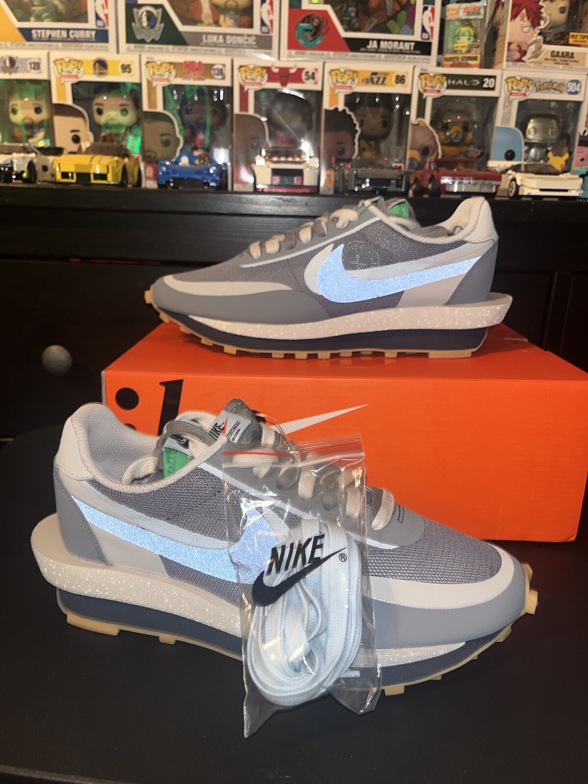 SACAI X NIKE NIKE X SACAI X CLOT LD WAFFLE Kiss Of Death 2 grigio cool TAGLIA uomo 8 5 NUOVO