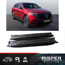 STX STYLE RUNNING BOARDS - SIDE STEPS - BLACK FOR MERCEDES BENZ EQC N293 2019 ON