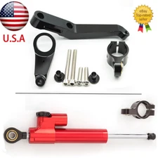 For Honda CBR954RR 2002 2003 CBR929RR 2000 2001 Steering Damper+Bracket Kit CNC