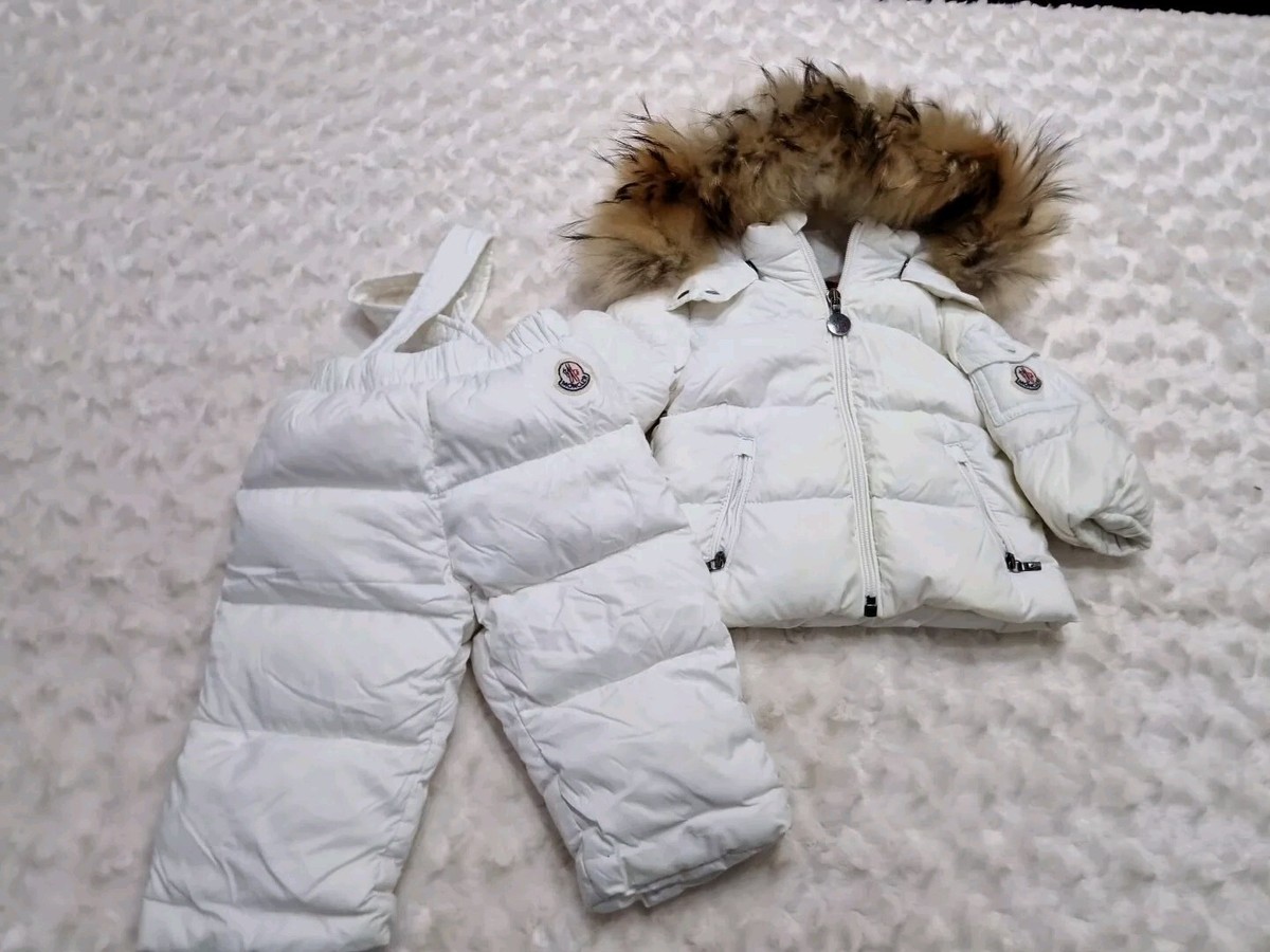 Baby Moncler Down Snowsuit 3/6 Mth Months | eBay