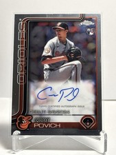 2025 Topps Chrome Update Series - Rookie Debut Autographs Cade Povich #CRDA-CP 