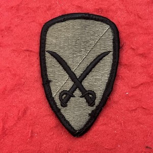 U. S. ARMY 6th CAVALRY BRIGADE SSI Military Patch - Army Combat Uniform • EX