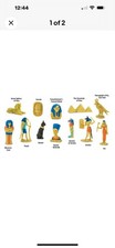 Safari Ltd ANCIENT EGYPT Toob Miniatures 12 Pieces Sphinx Toys Nefertiti Scarab