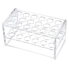 Clear Acrylic Test Tube Rack 18 Holes Test Tube Holder for 10ML/15ML Test Tubes