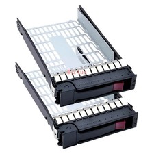 2x 3.5" SATA SAS Hard Drive Tray Caddy 373211-001 For HP DL120 DL320 DL360 G6 G7