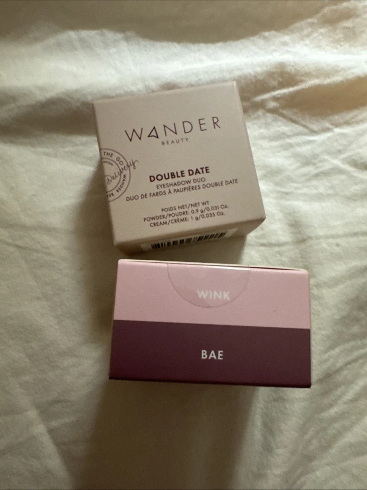 New Wander Beauty Double Date Eye Shadow Duo - Wink/BAE Lot Of 2 New In Box - Image 3 of 4