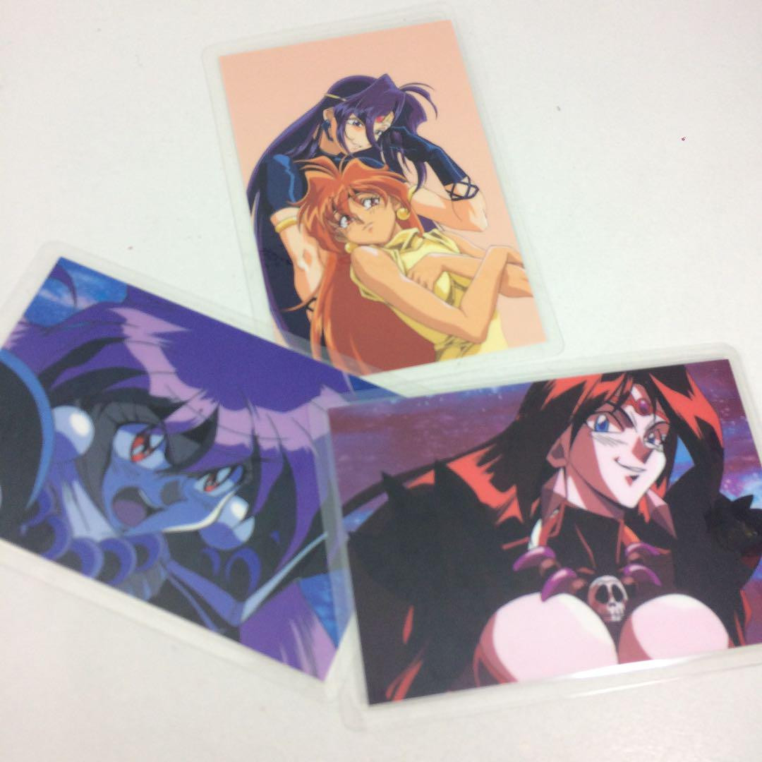 Vintage Lami Card Slayers 3 Anime Trading Cards - Slightly Used